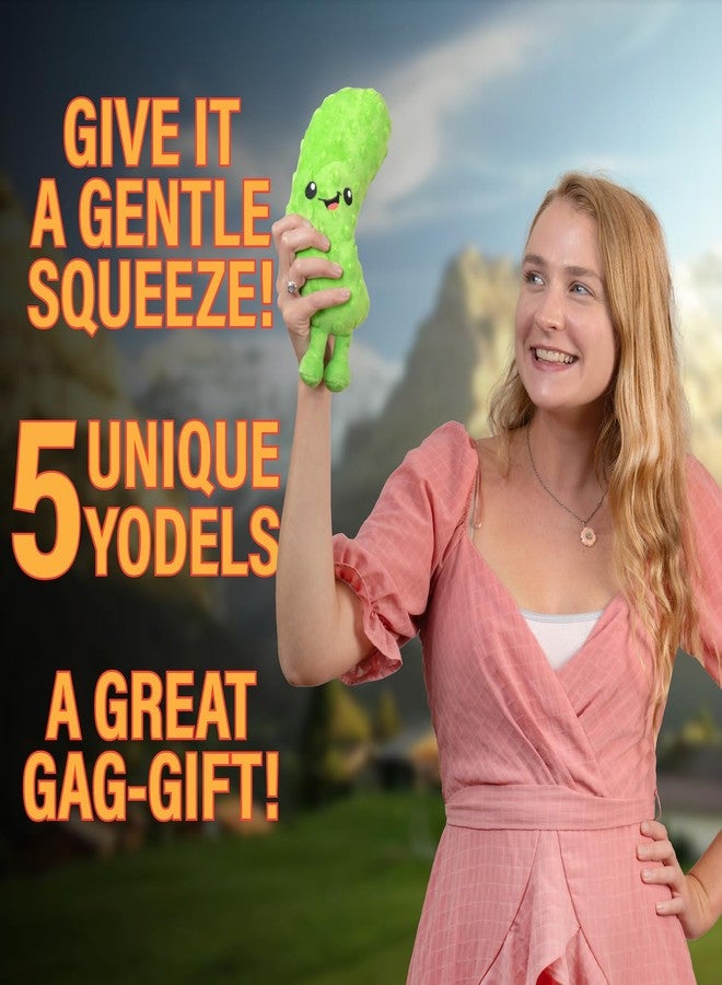 Twiddler Toys Yodeling Plush Pickle - 11” Pickle Sings Hilarious Yodels - Funny Gag Gift for Friends and Coworkers - Image 2